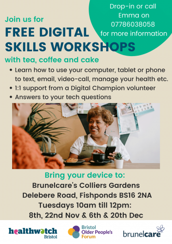Poster digital skills workshops